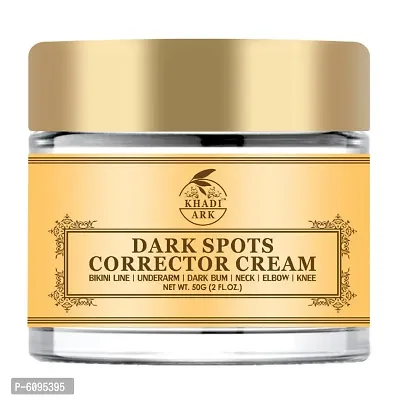 Khadi Ark Dark Spots Corrector Cream, Lightening Bikini Area, Dark Bum, Dark Neck, Dark Elbow, Dark Knees For Even Toned Skin Enriched with Vitamin E(Result Visible in 15 Days) 50 GM-thumb0