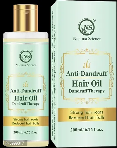 Nuerma Science Anti Dandruff Hair Oil for Strong Healthy Hair Growth and Reducing Hair-Fallandnbsp;200 ML