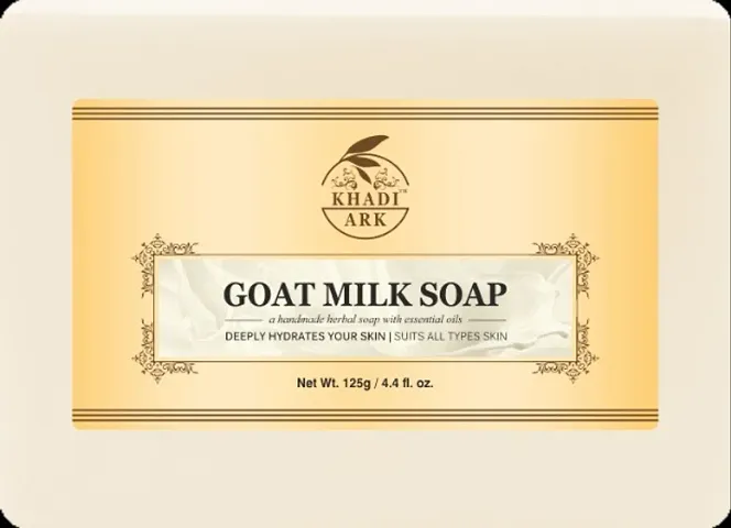Khadi Ark Natural Goat Milk Bath Soap for Glowing Skin