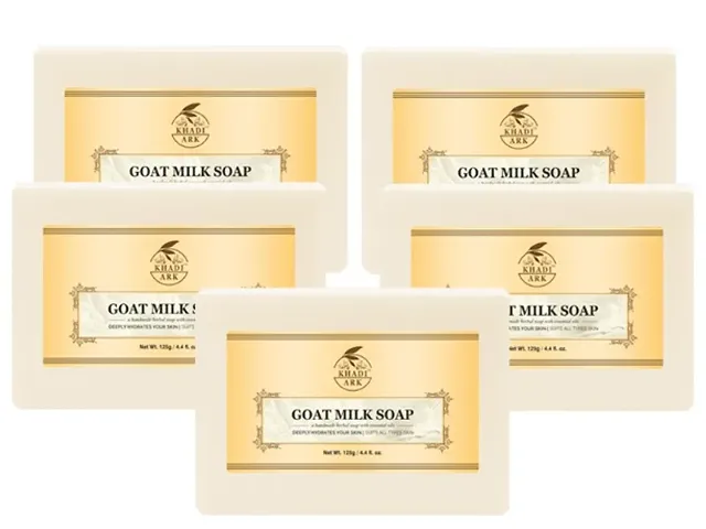 Khadi Ark Natural Goat Milk Bath Soap For Glowing Skin