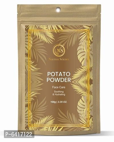 Nuerma Science Natural Potato Powder for Soothing Lighten Skin Tone and Reduce Dark Spots, Rashes , Signs of Aging -100 GM-thumb0