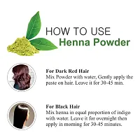 Khadi Ark Henna Hair Care Powder Organic Herbal for Natural Black Shiny Healthy Hair Growth and Reduce Hair Fall, Frizzy Hair (100 GM Each Pack of 2) 200 GM-thumb2