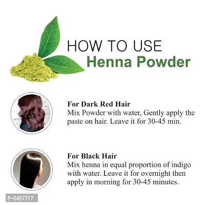 Khadi Ark Henna Hair Care Powder Organic Herbal for Natural Black Shiny Healthy Hair Growth and Reduce Hair Fall, Frizzy Hair 100 GM-thumb3