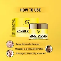 Nuerma Science Under Eye Gel for Reduce Dark Circles, Wrinkles, Fine Lines and Moisturize Lightening Skin Tone (30 GM Each, Pack of 2) 60 GM-thumb2