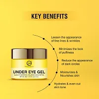 Nuerma Science Under Eye Gel for Reduce Dark Circles, Wrinkles, Fine Lines and Moisturize Lightening Skin Tone 30 GM-thumb1