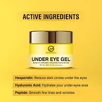 Nuerma Science Under Eye Gel for Reduce Dark Circles, Wrinkles, Fine Lines and Moisturize Lightening Skin Tone 30 GM-thumb3