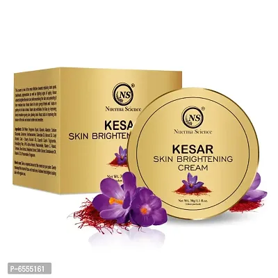 Nuerma Science Kesar (Saffron) Skin Soothing Cream For Clear Spots and Soft Brightening Skin Tone-30gm