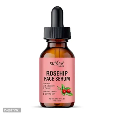 Skiura Rosehip Face Serum Natural Organic Herbal For Lightening Glowing  Skin, Moisturize Healthy Skin and Reduce Dark Spots, Wrinkles, Fine Lines (30 ML Each, Pack of 2) 60 ML-thumb2