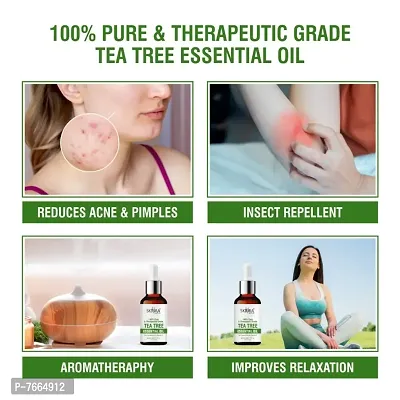 Skiura Pure Tea Tree Oil For Reduce Acne Pimple,  Anti Dandruff, Anti Hair Fall and Hair Growth (30 ML)-thumb2