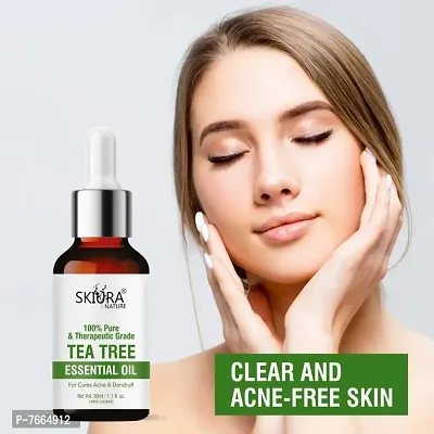 Skiura Pure Tea Tree Oil For Reduce Acne Pimple,  Anti Dandruff, Anti Hair Fall and Hair Growth (30 ML)-thumb4