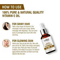 Skiura Pure Vitamin E Oil For Hair Growth, Nail, Eyelashes, Beard Growth  Heal Skin Cracked Heels (30 ml)-thumb2