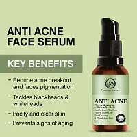 Nuerma Science Anti Acne Face Serum Enriched with Tea Tree Oil, Tulsi  Neem Extracts for Rediuce Acne, Pimplenbsp;(30 ml Each, Pack of 2) 60 ML-thumb1