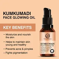 Nuerma Science Kumkumadi Face Glowing Oil with Saffron, Mulethi  Vitamin E Oil for Soft Smooth, Lightening Brightening Skin Tonenbsp;(30 ml Each, Pack of 2) 60 ML-thumb1