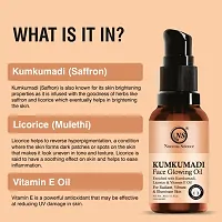 Nuerma Science Kumkumadi Face Glowing Oil with Saffron, Mulethi  Vitamin E Oil for Soft Smooth, Lightening Brightening Skin Tonenbsp;(30 ml Each, Pack of 2) 60 ML-thumb3