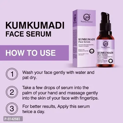 Nuerma Science 15% Kumkumadi Face Serum with 10% Vitamin C  .5% Peptides for Perfect Skin T 60 ML-thumb3