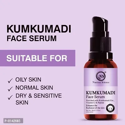 Nuerma Science 15% Kumkumadi Face Serum with 10% Vitamin C  .5% Peptides for Perfect Skin T 60 ML-thumb5