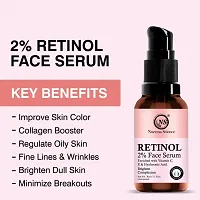 Nuerma Science 2% Retinol Serum with Vitamin C, E Oil,  Hyaluronic Acid For Bright Skin Tone  Anti Aging (30 ML Each, Pack of 2) 60 ML-thumb1