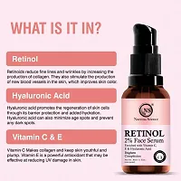 Nuerma Science 2% Retinol Serum with Vitamin C, E Oil,  Hyaluronic Acid For Bright Skin Tone  Anti Aging (30 ML Each, Pack of 2) 60 ML-thumb3
