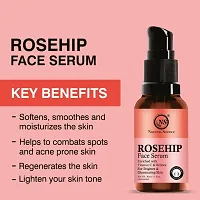 Nuerma Science 15% Rosehip Face Serum with 10% Vitamin C  .5% Retinol For Illuminating Skinnbsp;(30 ml)-thumb1