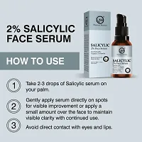 Nuerma Science 2% Salicylic Face Serum Enriched with Vitamin C, Peptide for Even Skin Tonenbsp;(30 ml Each, Pack of 2) 60 ML-thumb2