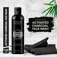 Nuerma Science Activated Charcoal Face Wash for Deep Cleansing  Tan Removal Makes Skin Soft, Smooth Healthy Glowing (100 ML Each, Pack of 2) 200 ML-thumb3
