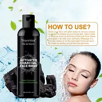 Nuerma Science Activated Charcoal Face Wash for Deep Cleansing  Tan Removal Makes Skin Soft, Smooth Healthy Glowing (100 ML)-thumb2