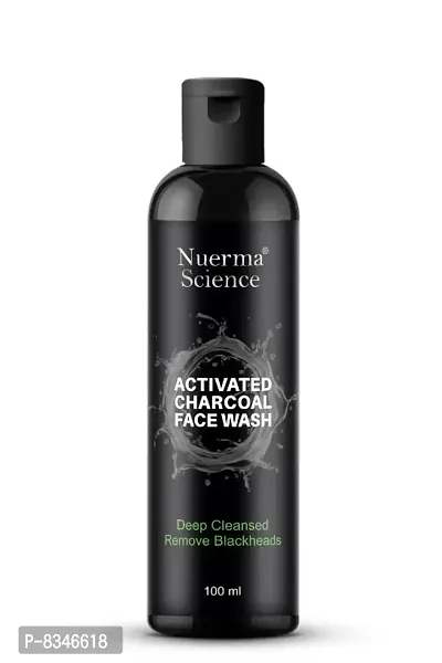 Nuerma Science Activated Charcoal Face Wash for Deep Cleansing  Tan Removal Makes Skin Soft, Smooth Healthy Glowing (100 ML)-thumb4