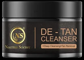 Nuerma Science De Tan Face Cleanser for Deep Cleansing Sun Tan Removal  Makes Clean Soft Smooth Glowing Skin Tone-100GM-thumb3