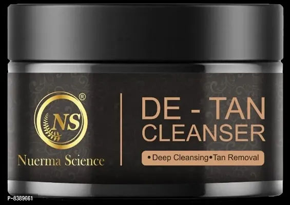 Nuerma Science De Tan Face Cleanser for Deep Cleansing Sun Tan Removal  Makes Clean Soft Smooth Glowing Skin Tone-100GM-thumb4