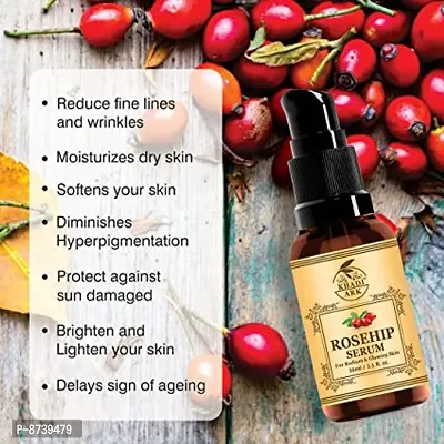 Khadi Ark Rosehip Face Serum, Skin Lightening Serum with Vitamin C, Retinol Benefits - 30 ML-thumb4