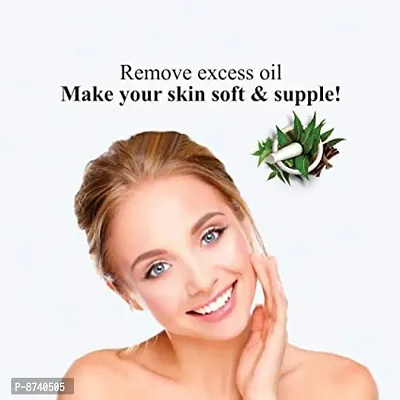 Khadi Ark Neem Powder Natural Organic for Deeply Cleansing Skin  Reduce Acne, Pimple Blackheads, Whitehead(100 GM)-thumb4