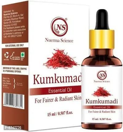 Nuerma Science Kumkumadi Face Glowing Oil For Skin Lightening, Anti Ageing, For Glowing Face 15 ML-thumb0