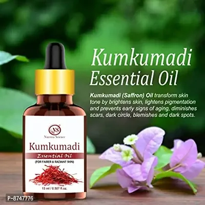 Nuerma Science Kumkumadi Face Glowing Oil For Skin Lightening, Anti Ageing, For Glowing Face 15 ML-thumb3