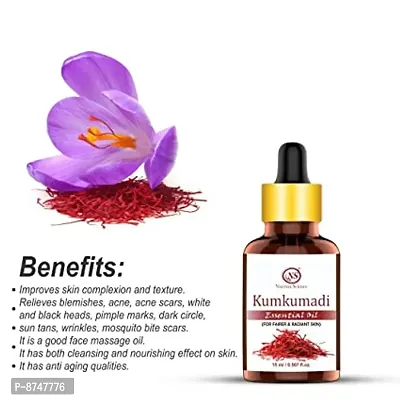 Nuerma Science Kumkumadi Face Glowing Oil For Skin Lightening, Anti Ageing, For Glowing Face 15 ML-thumb5