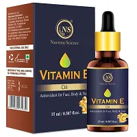Nuerma Science Vitamin E Oil For Face - 15 ml | Best Oil For Face, Body and Nail From Veg Vitamin E Source | Nourish Your Face and Repair Damaged Skin Naturally-thumb1