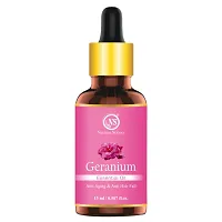 Nuerma Science Geranium Essential Oil (100% Pure and Natural for Aromatherphy, Anti Aging Skin  Anti Hair Fall) Hair Oil (15 ml)-thumb1