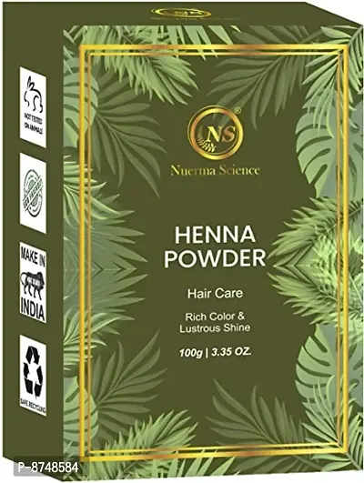 Nuerma Science Organic Henna Powder Hair Color (100 gm)-thumb0