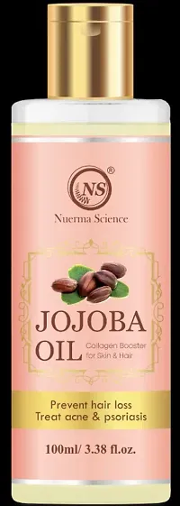Nuerma Science Premium Grade Jojoba Oil with Vitamin E Hair Oil  (100 ml)-thumb1