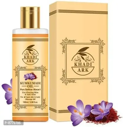 Khadi Ark Kumkumadi Skin Lightening Oil For Face  Body (100 ML)