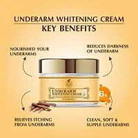 Khadi Ark Dark Underarm Skin Whitening Cream with Niacinamide, Licorice, Rice  Coenzyme Q10 to Lighten Bikni Area |Dark Bum | Dark Neck | Dark Elbow | Dark Knees - 50 GM-thumb1