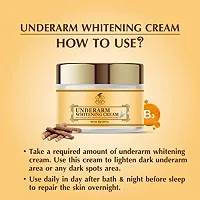 Khadi Ark Dark Underarm Skin Whitening Cream with Niacinamide, Licorice, Rice  Coenzyme Q10 to Lighten Bikni Area |Dark Bum | Dark Neck | Dark Elbow | Dark Knees - 50 GM-thumb2