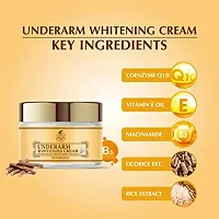 Khadi Ark Dark Underarm Skin Whitening Cream with Niacinamide, Licorice, Rice  Coenzyme Q10 to Lighten Bikni Area |Dark Bum | Dark Neck | Dark Elbow | Dark Knees - 50 GM-thumb3