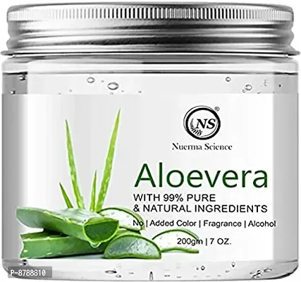 Nuerma Science Bio Organic 99% Pure Aloevera Gel with Natural Ingredients (200 g)-thumb0