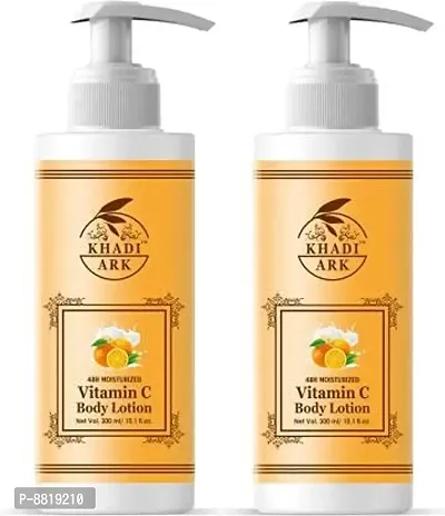 Vitamin C Body Lotion(Pack of 2, 300 ML Each) (600 ml)