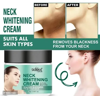 Skiura Nature Skin Brightening Cream for Neck|Neck Whitening Cream|Dark Spot Remover|De-Tan Remover|Skin Whitening Cream For Face (50gm) Pack of 1-thumb0