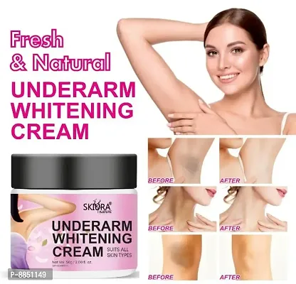 Skiura Advanced Skin Brightening Body Cream for Elbow, Neck, Knee, and Underarm Whitening 50 Grams ,Tan Remove De Tan Cream Whitening Cream Unique Cream