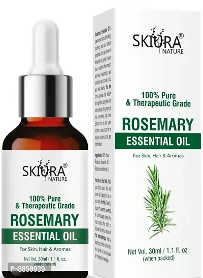 Skiura Rosemary Essential Oil - 100% Pure Therapeutic Grade Rosemary Oil (30ml)-thumb0