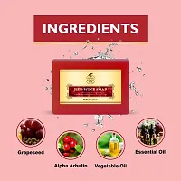 Khadi Ark Combo 100% Organic Handmade Herbal Soap with Essential Oil - Moisture-Rich Nourishment Soap, Paraben Free - Red Wine 125gm-thumb3