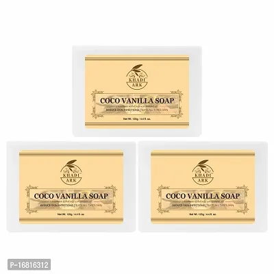 Khadi Ark  Coco Vanilla Soap  (3 x 125 g)