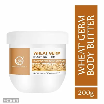 Nuerma Science Wheat germ Cold Body Butter Cream for Ultra Skin Hydration  Bouncy Soft Skin - 200 GM-thumb2